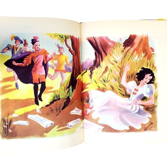 Blanche Neige Snow White Book Simone Deleuil Paris 1958 Children Fairy Tale - Picture 11 of 16